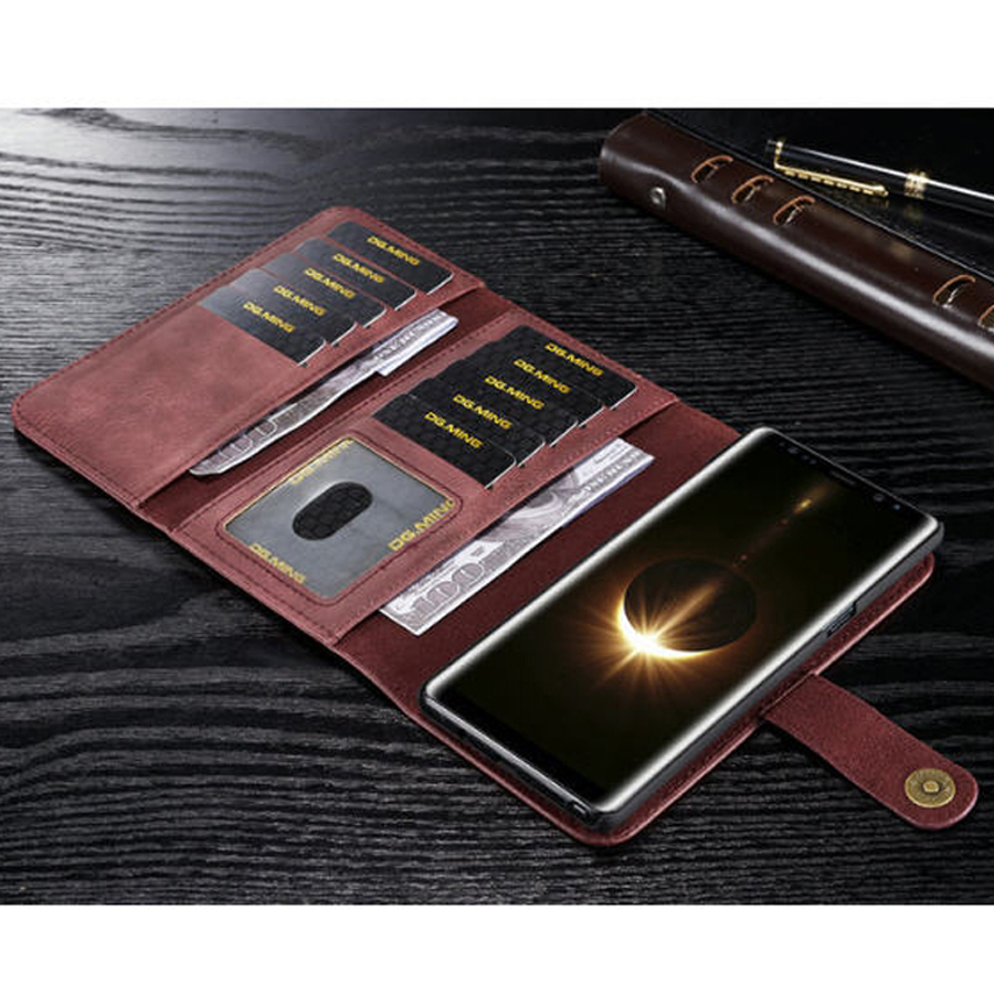 Bao da kiêm ví cầm tay cho Samsung S8 - Note10 - Note 10Plus