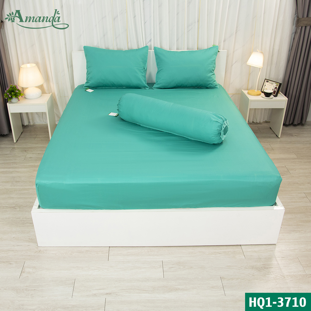 Bộ chăn drap cotton satin Hàn Quốc cao cấp