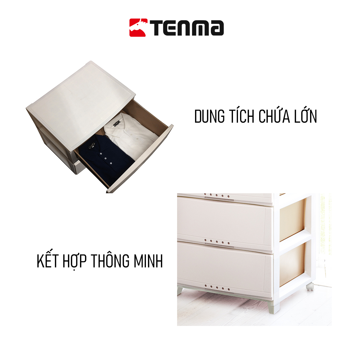 Tủ Nhựa Ngăn Kéo Đa Năng 3 Ngăn TENMA, Profix 3403