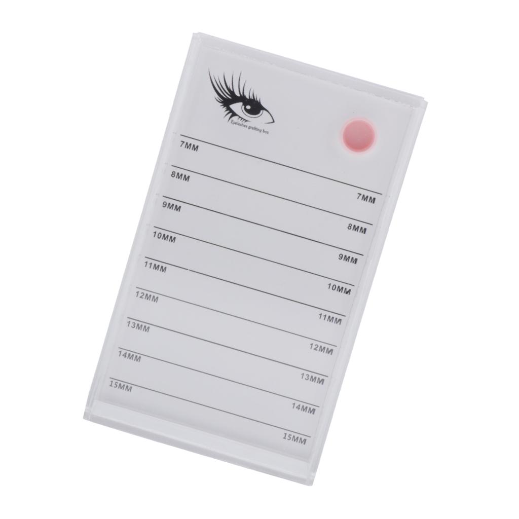 Professional Eyelash Storage Box, Cosmetic Makeup Organizer False Eyelashes Glue Pallet Holder Display Grafting Eye Lashes Extension