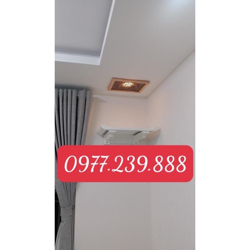 Bàn thờ gỗ sồi 107cm màu trắng