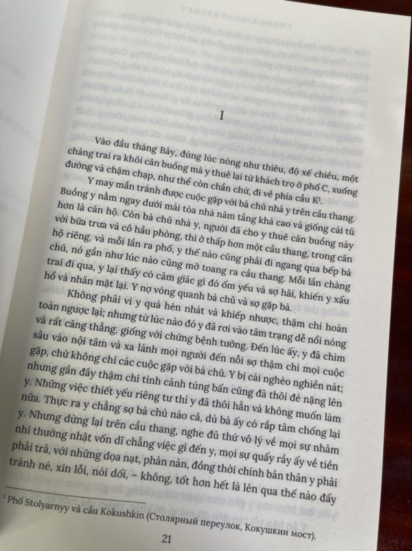 (Dịch giả Thiên Lương ký tặng) - TỘI ÁC VÀ SỰ TRỪNG PHẠT - Dostoevsky – lần đầu từ nguyên tác tiếng Nga (bìa cứng)