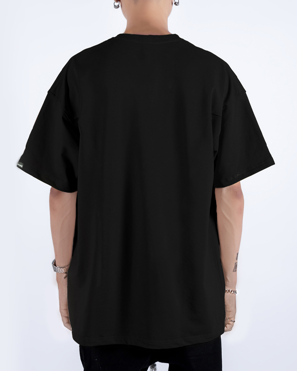 Áo Phông Thun Trơn Nam Nữ Vải Cotton 2 Chiều Cao Cấp Màu Đen Form Rộng Unisex Local Brand By XFIRE AT-BLCOT-D322