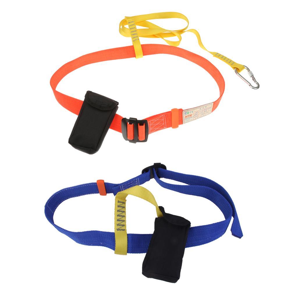 Climbing Equipment - Waist Belt / Belly Harness With Snap Hook / Snap Hook
