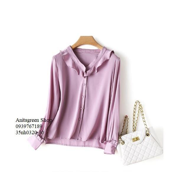 35nh0320- ÁO SƠ MI VIỀN BÈO THANH LỊCH s-6xl