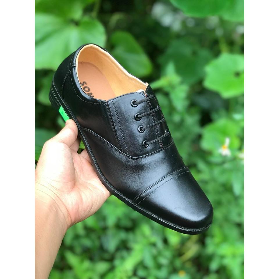 Giày nam Handmade da - 39-43 (màu đen)