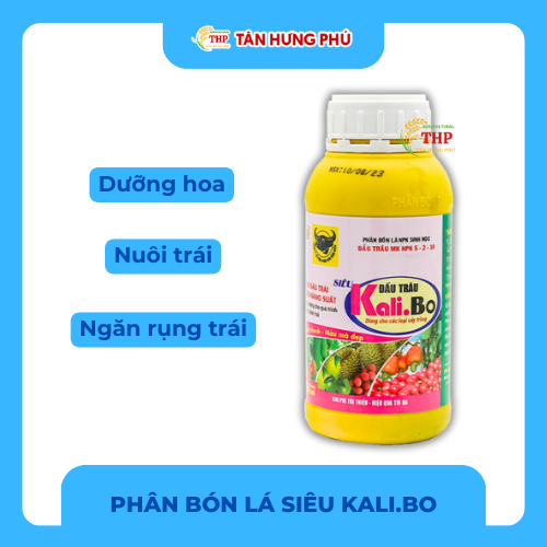 Phân Bón Lá Sinh Học Đầu Trâu Siêu Kali.Bo 500ml