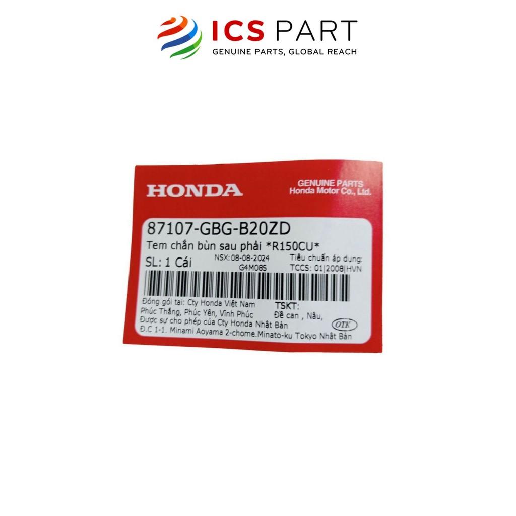 Tem Đuôi HONDA Dream 100 (87107GBGB20ZD)
