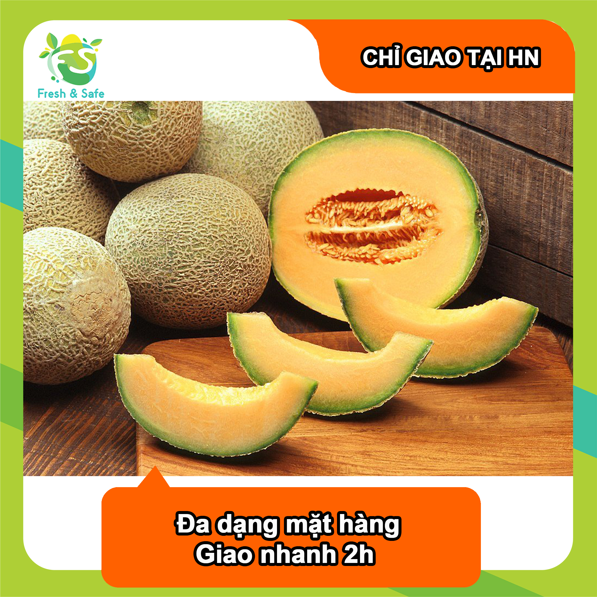 Dưa vàng - Trái 2KG
