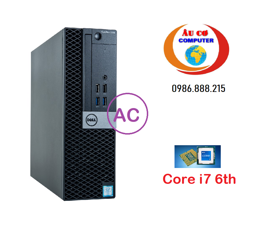 DELL Optiplex 7040 Core i5-6500 / 8Gb DDR4 / SSD NVME 512Gb – Tặng USB WIFI - Hàng Chính Hãng