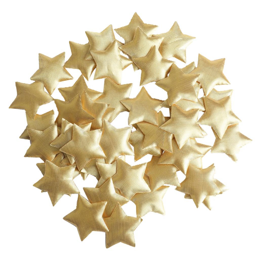 100PCS GOLDEN GLITTER STAR CONFETTI SPRINKLE HANGING CEILING WEDDING DECOR