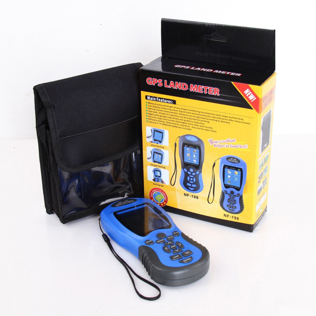 Thiết bị đo đạc GPS NF-198: Độ chính xác cao, màn hình màu lớn, tính năng đo diện tích và chiều dài đa dạng, tích hợp Maps, sử dụng trong môi trường tối và pin sạc lithium bền bỉ – giải pháp toàn diện cho đo lường đất đai - Hàng Nhập Khẩu