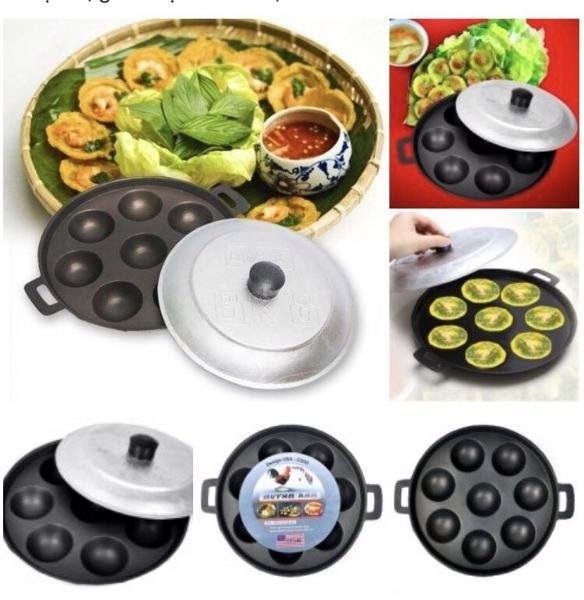 Khuôn Đổ Bánh Khọt 8 Lỗ Tiện Lợi