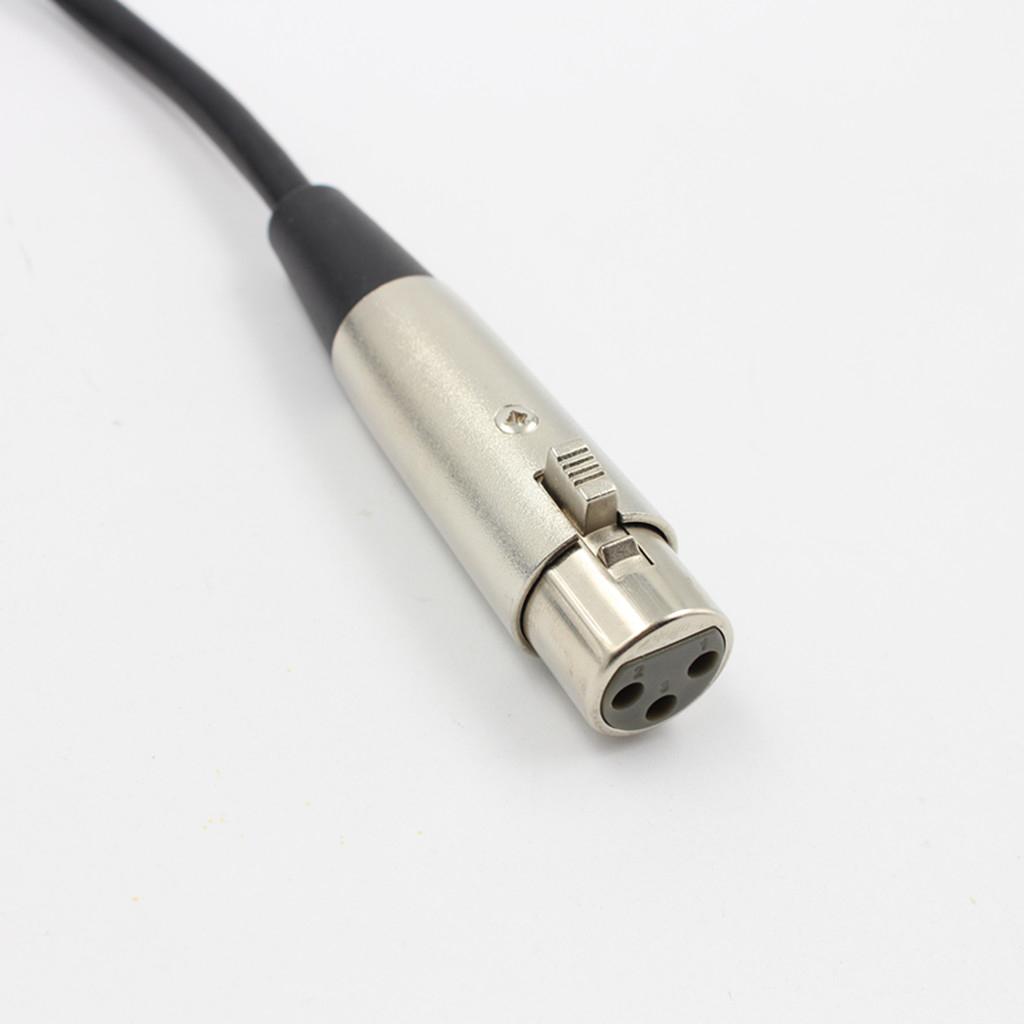 USB Microphone Cable USB Male-Female Mic Converter Studio Audio Line-Black