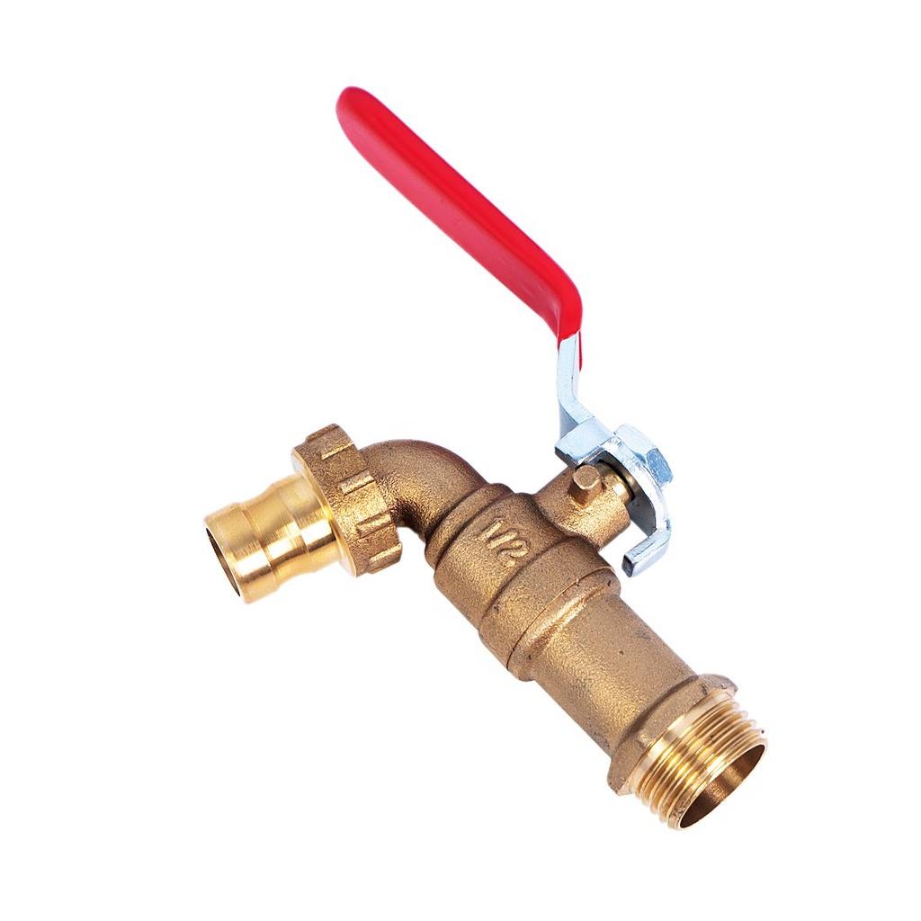 Vòi nước, vòi hồ, vòi rửa tay, vòi máy giặt, vòi xả sàn thân đồng tay gạt Inox