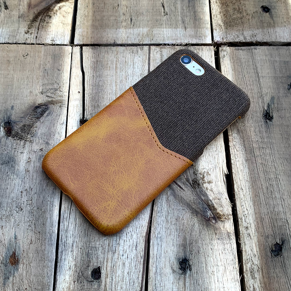 Ốp lưng da vải kiêm ví dành cho iPhone 7 / iPhone 8