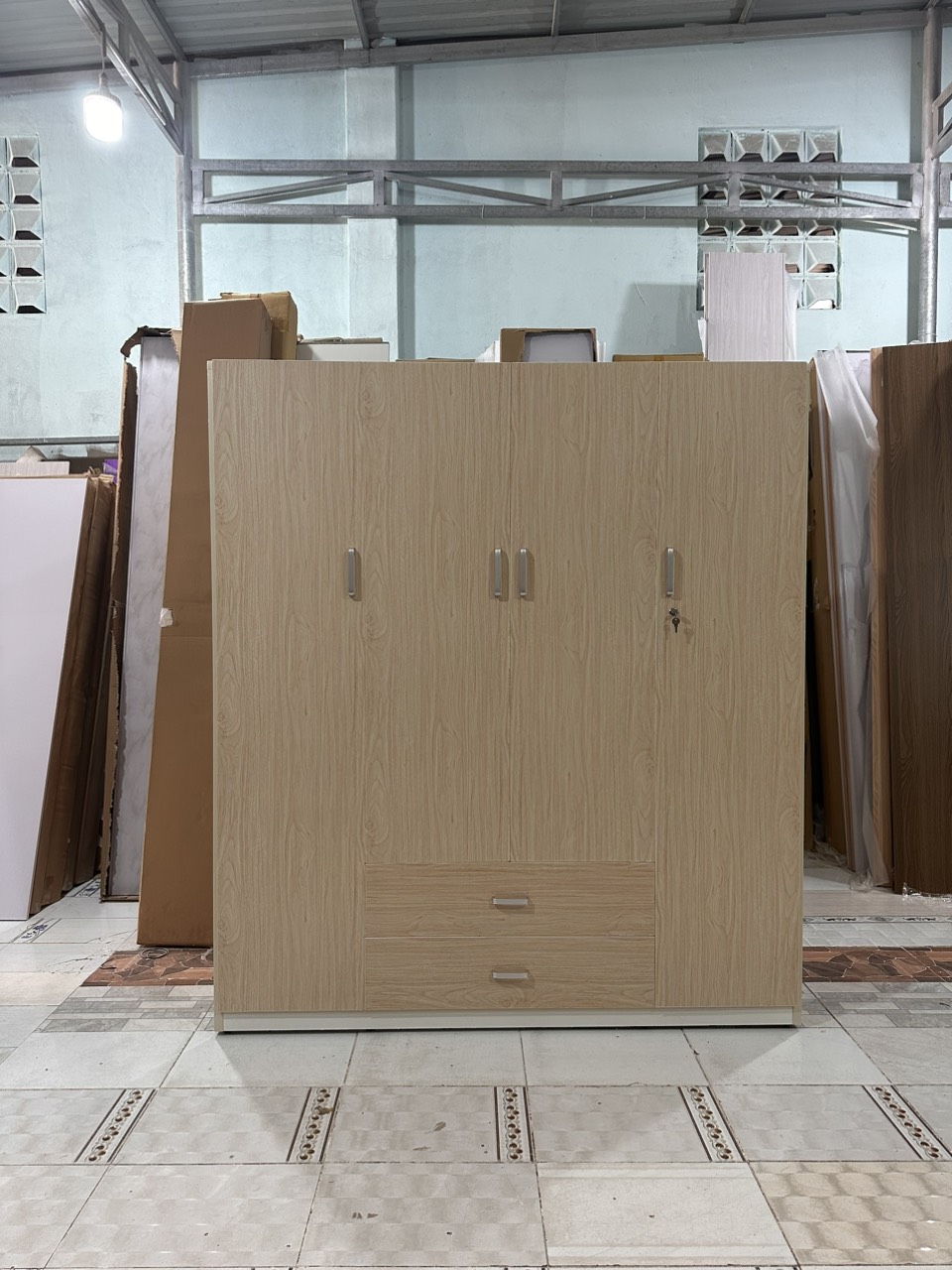 Tủ nhựa Đài Loan Juno Sofa KT Ngang 1m6 x 1m8
