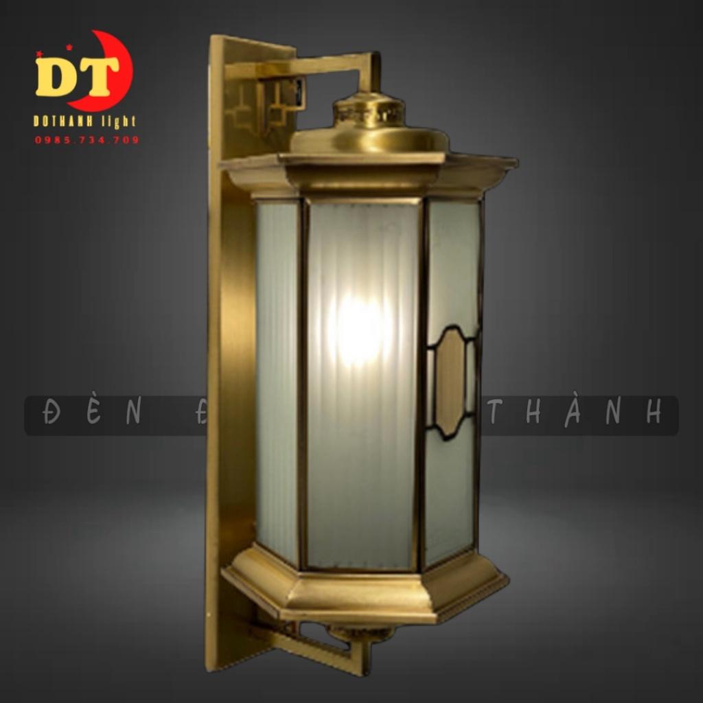 Đèn tường đồng ngoại thất, đồng kính cao cấp HTLQ TDK