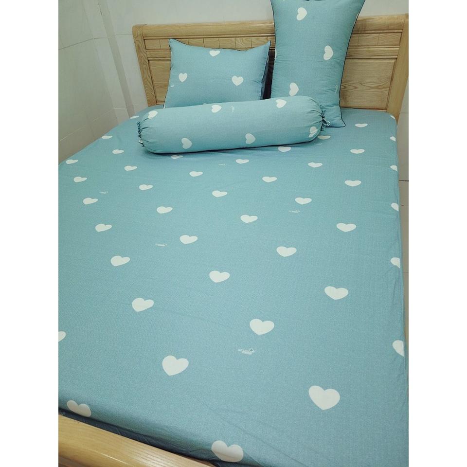 Bộ Drap gối Cotton  vải THẮNG LỢI