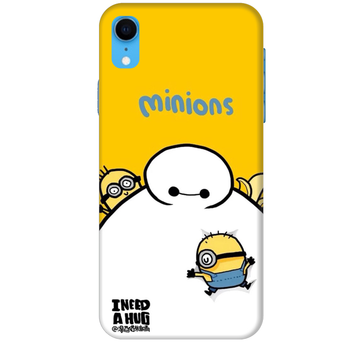 Ốp lưng dành cho điện thoại IPHONE XR hình Big Hero Minions