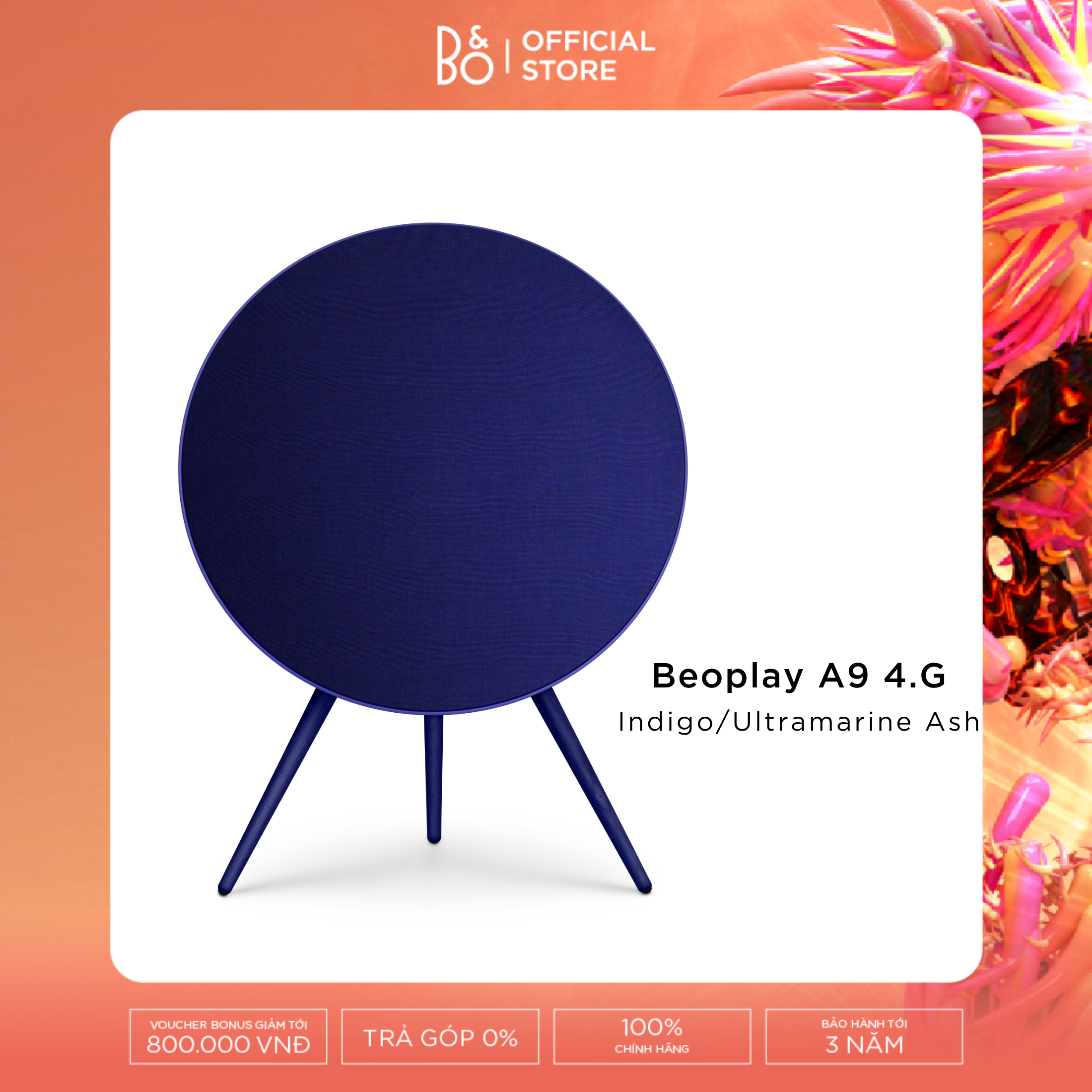 Beoplay A9 4th gen với Google Assistant - Loa wifi tinh giản và chế tác đỉnh cao - Hàng chính hãng