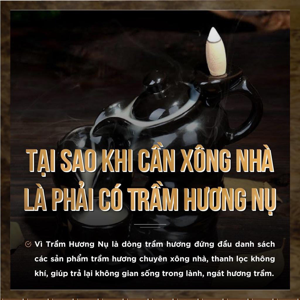 Trầm hương Mộc Miên [36 viên trầm]- Nụ trầm hương cao cấp khói ngược - Hương tự nhiên 100% nguyên chất