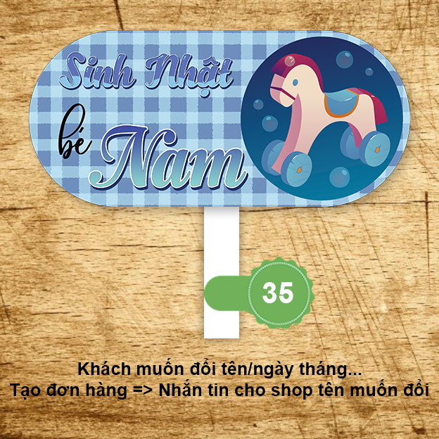 Bảng hashtag sinh nhật MS 35