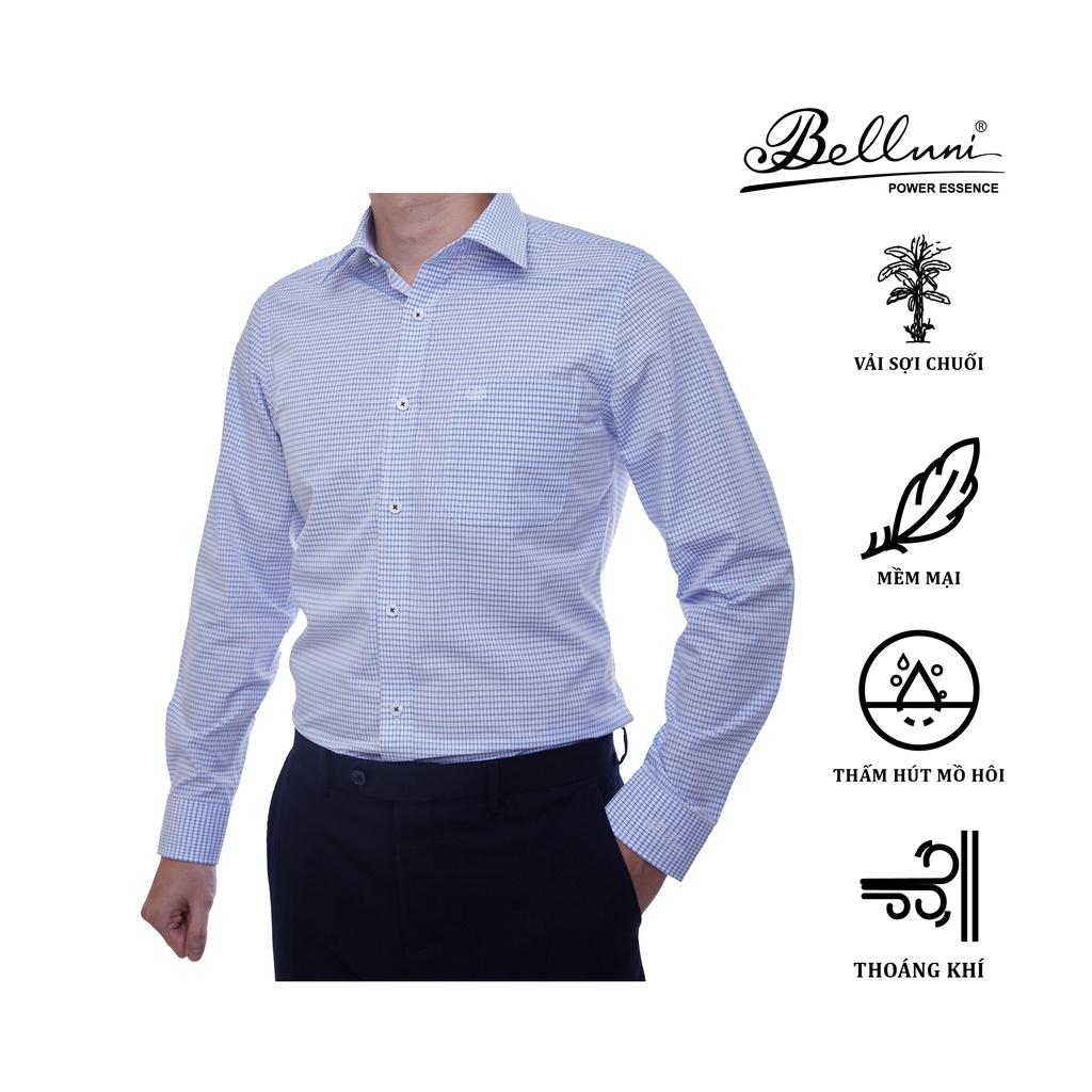 Áo sơ mi nam dài tay cao cấp BELLUNI vải sợi chuối mềm mại thoáng khí - ABD.BAN.BE.171.B6