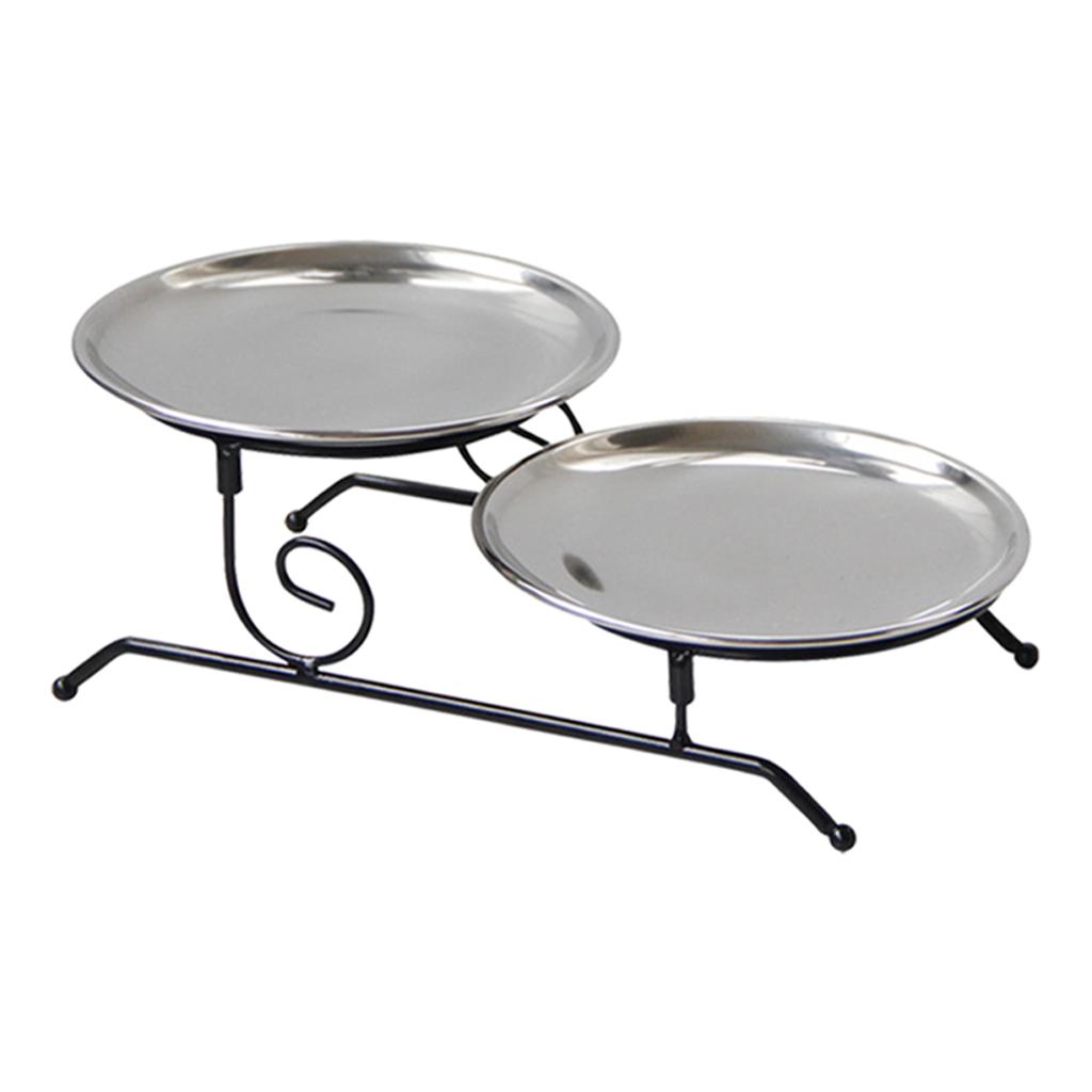 Iron Serving Tray Assemble Vanity Tray Home Decor for Cake Cookie Display