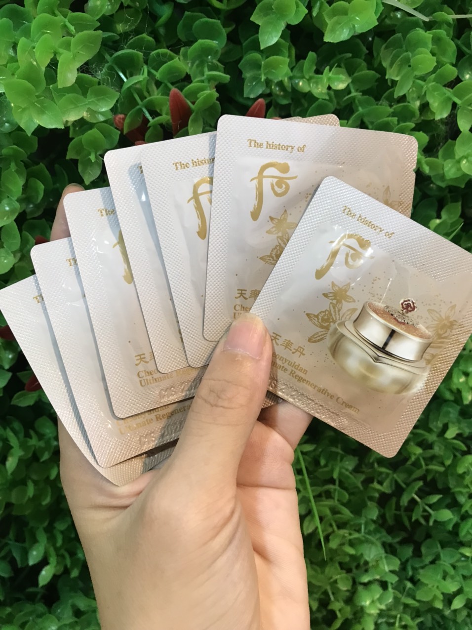 Combo 30 gói kem dưỡng trẻ hóa nâng cơ chống lão hóa Whoo CYD ULT Regenerating Cream 1ml