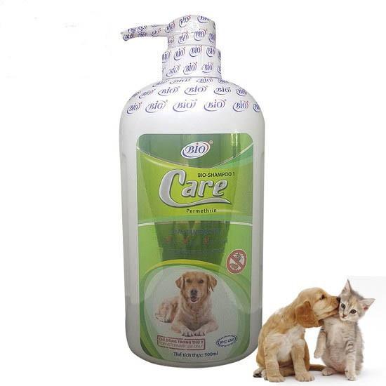 Sữa Tắm Bio Care 500ml Diệt Ve Rận, Bọ Chét, Khử Mùi Chó Mèo