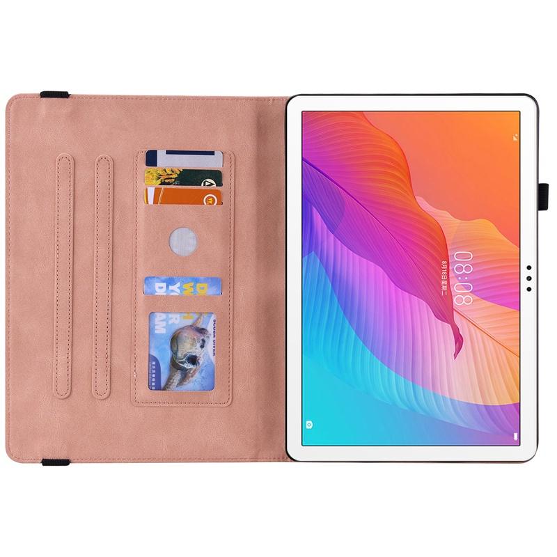 Bao da máy tính bảng dạng ví lật đựng thẻ họa tiết bướm cho Huawei MediaPad T5 10.1"/MatePad T 10s/M5 Lite 10.1"