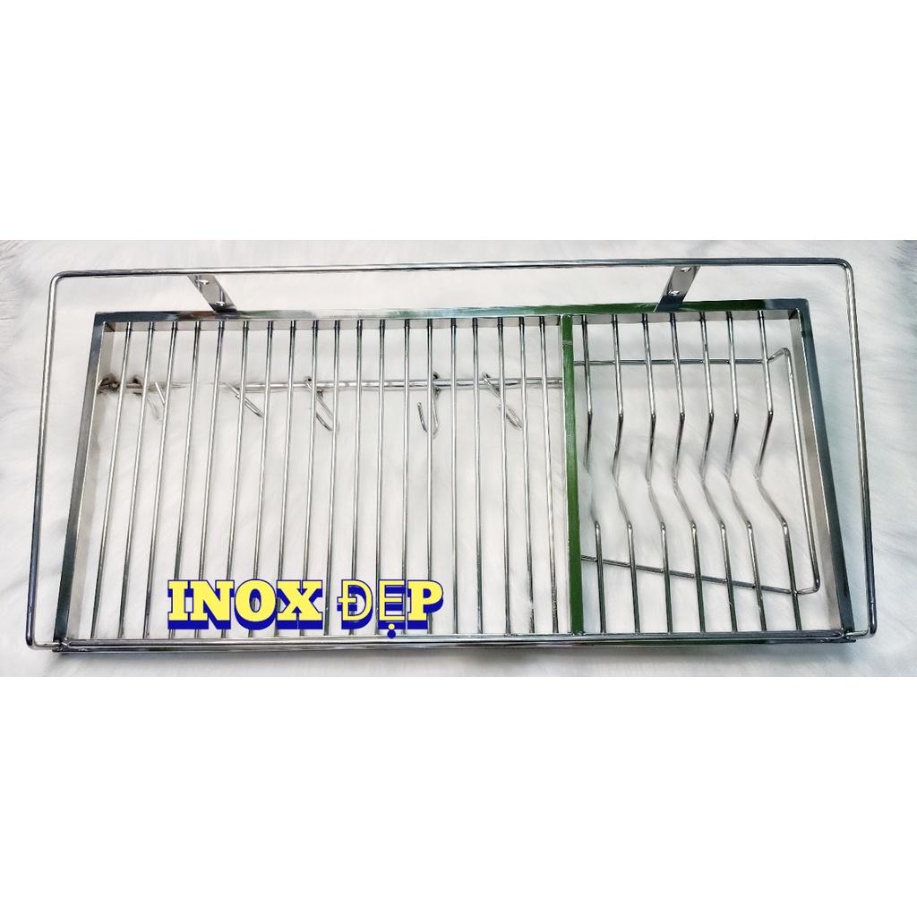 Kệ úp chén bát dĩa 100% inox 304 hàng cao cấp đánh bóng thủ công chống ăn mòn chóng rỉ sét chịu nhiệt chịu nước