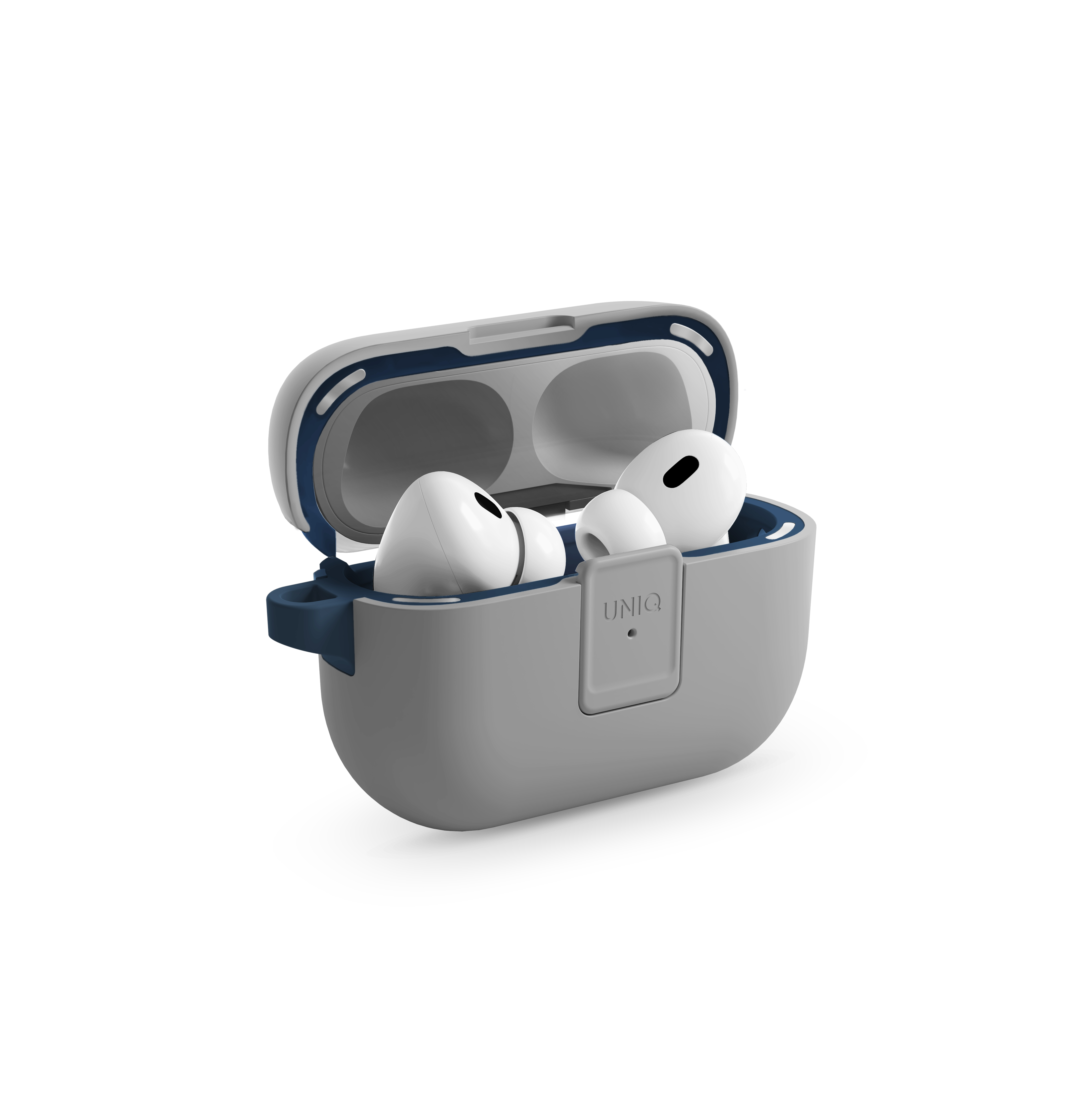 Ốp UNIQ Clyde Cho Airpods Pro Gen 2/1 Có Khóa Cài Hỗ Trợ Sạc Không Dây Hàng Chính Hãng
