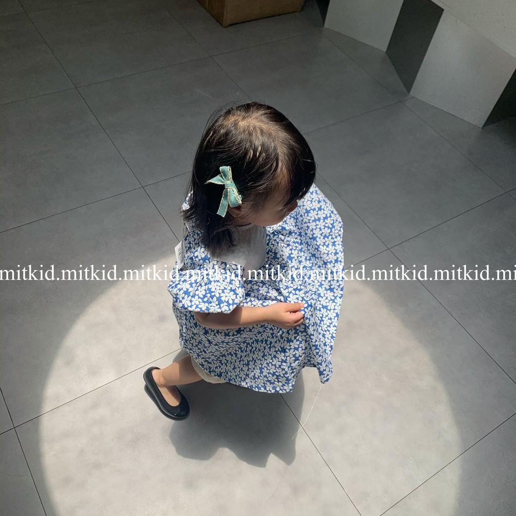 Váy họa tiết cho béVáy chất thô cổ bèo SIÊU DỄ THƯƠNG cho bé gái