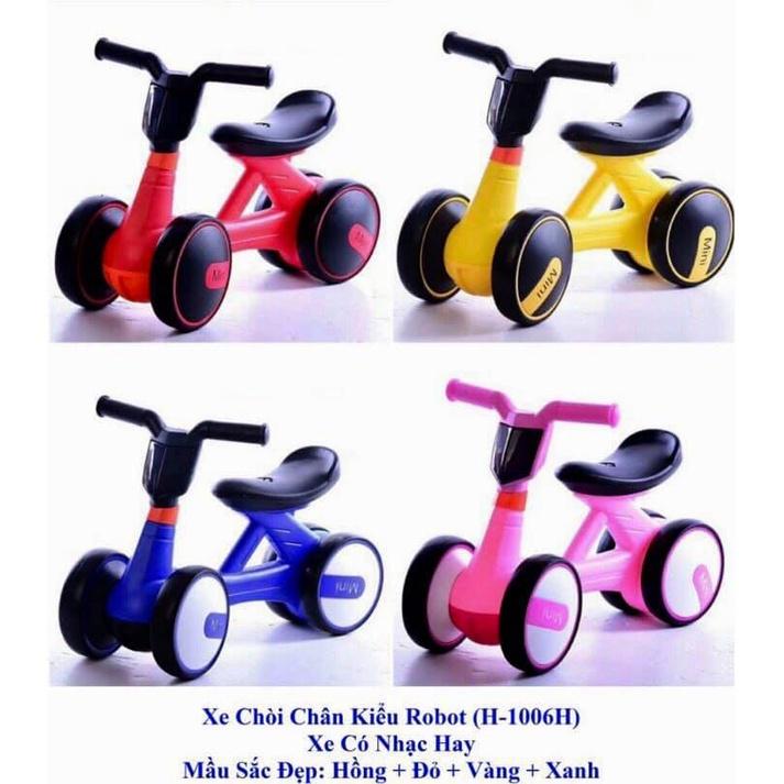 Xe chòi chân Mini cho bé có đèn, có nhạc