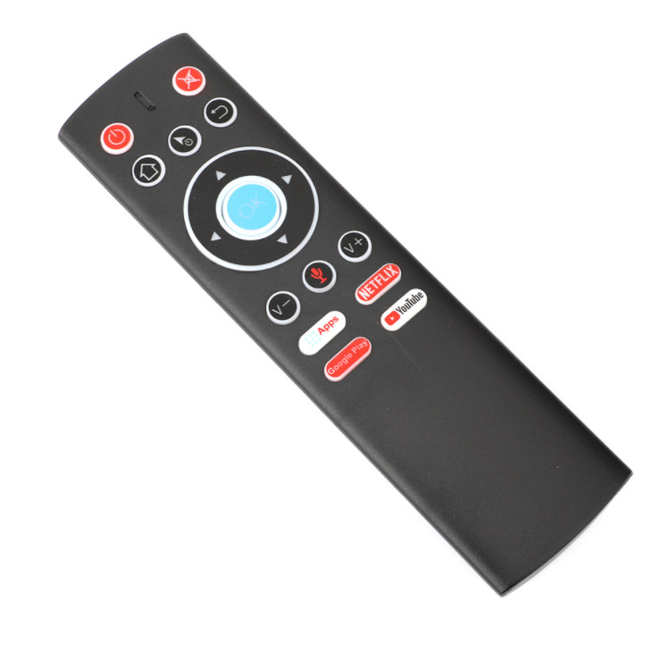 Điều khiển hỗ trợ giọng nói voice xịn cho Smart Tivi TVbox Giormani AT1