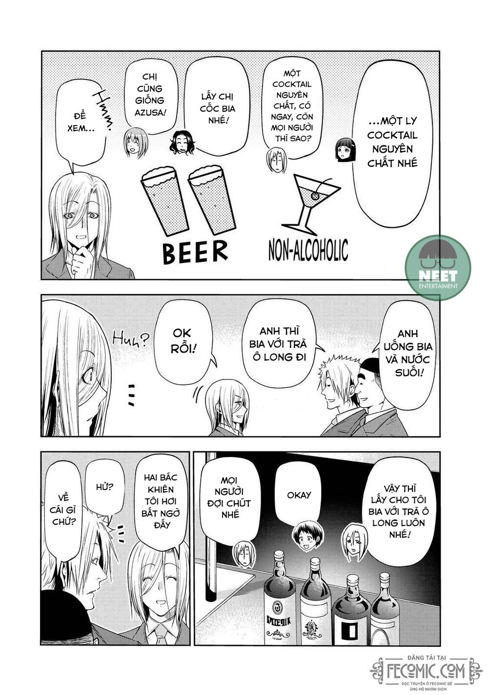 cô gái thích lặn - grand blue chapter 76 18