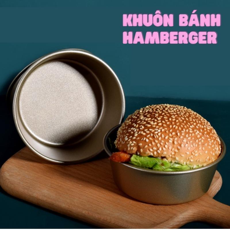 Khuôn Tròn Dụng Cụ Làm Bánh Hamberger Chống Dính - MOUCIR-HAMBERGER