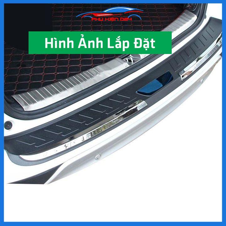 Ốp chống trầy cốp ngoài nhựa đen CRV 2019-2020-2021-2022 hàng loại 1 dán cốp sau chống xước trang trí xe