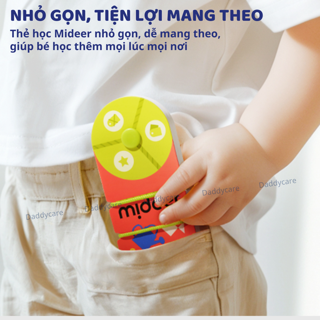 Bộ thẻ học thông minh cho bé Mideer Match &amp; Connect Play Book