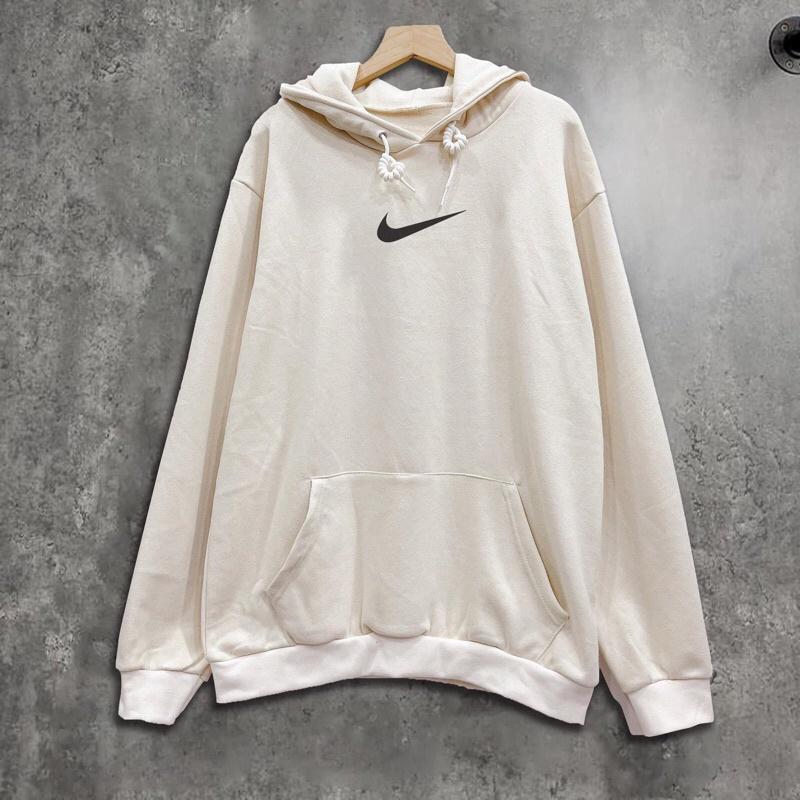 Áo Hoodie Nỉ Ngoại Thêu LoGo_Chất Nỉ Bông Dày Dặn_Form Tay Dơi Phồng_Nón Rộng 2 Lớp_Unisex Nam Nữ Ok