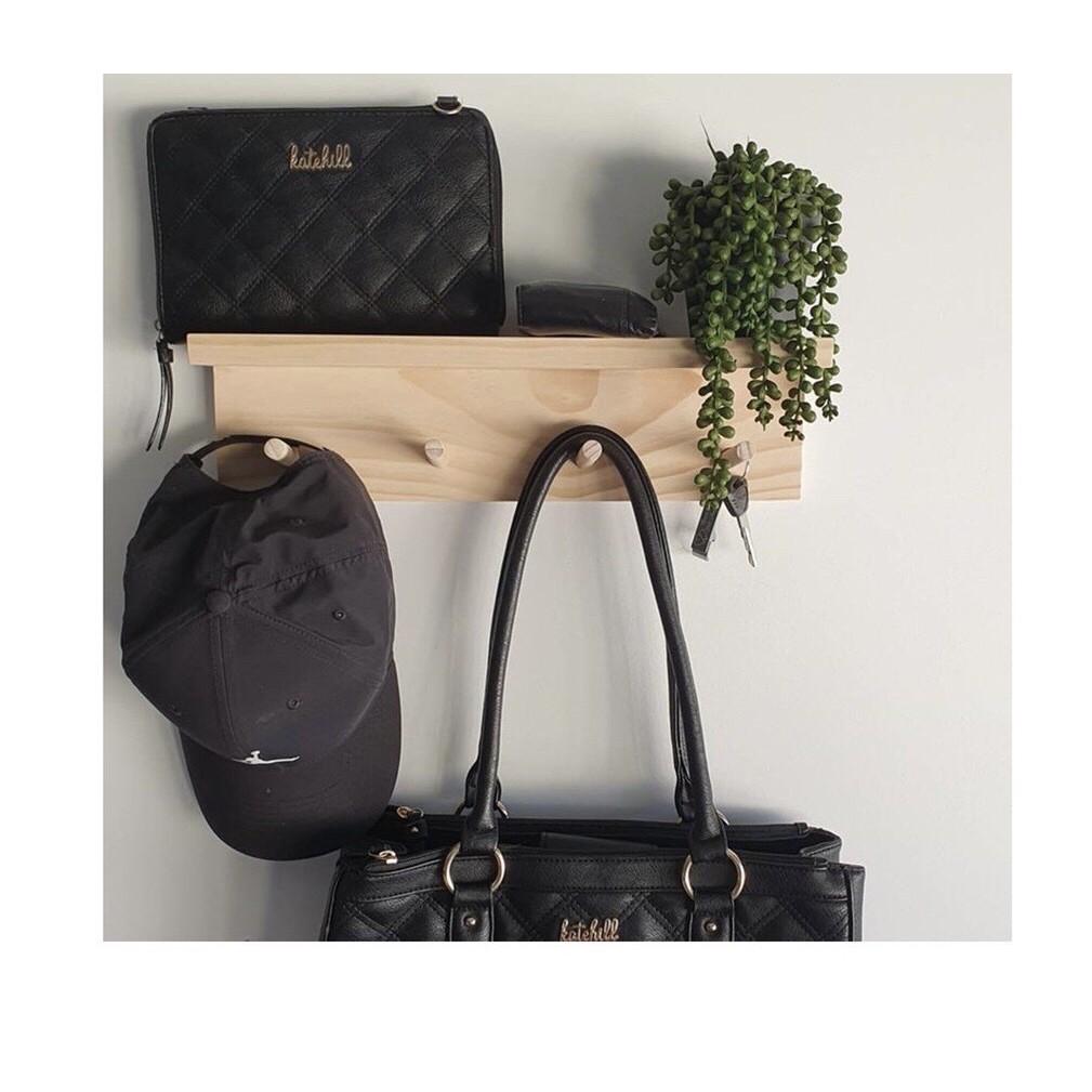 Móc treo đồ nhà tắm-Kệ để đồ đa năng 4 móc dài 40cm