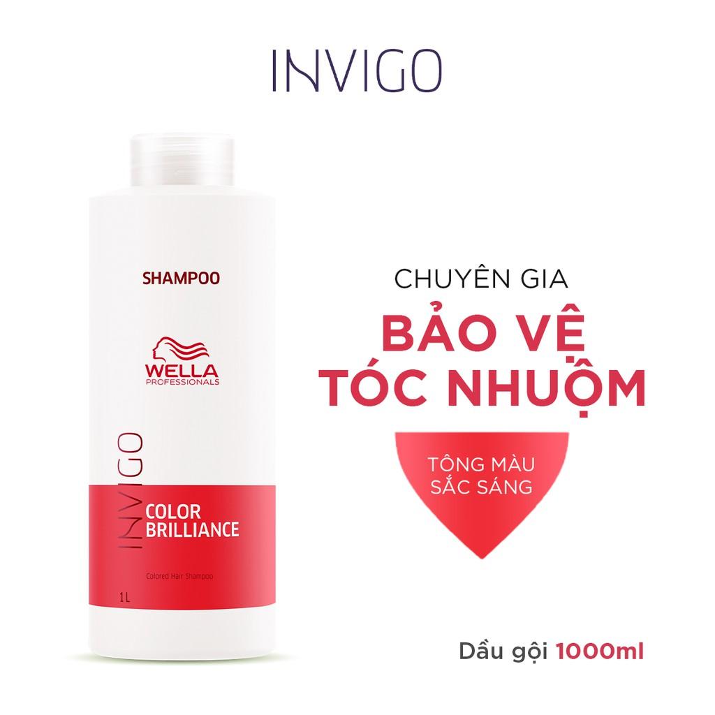 Dầu Gội Wella Invigo Bảo Vệ Tóc Nhuộm, Duy Trì Độ Sáng Bóng Color Brilliance Shampoo