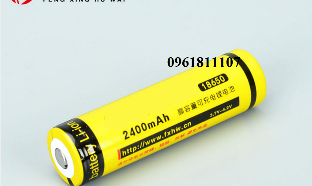 pin dùng cho 18650 2400MAh hàng tốt