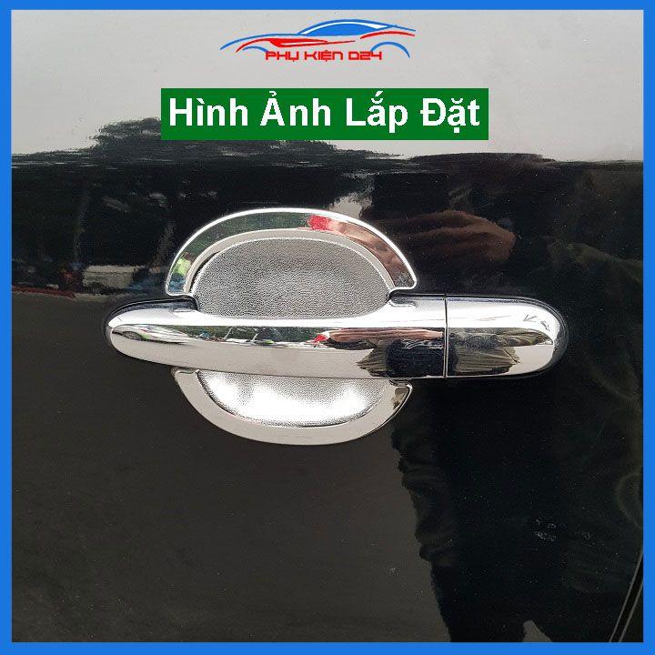 Bộ 4 ốp hõm cửa mạ crom Sorento 2012-2013-2014-2015-2016-2017-2018 chống trầy làm đẹp xe