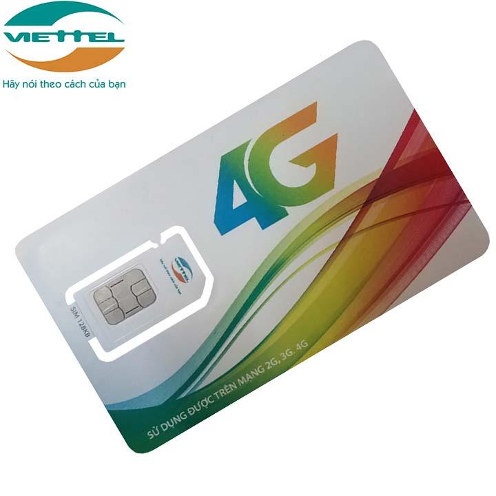 Sim 4G Viettel V120 Tặng 4GB/Ngày, Miễn Phí Gọi Nội Mạng, 50 Phút Ngoại Mạng - Hàng Chính Hãng - Màu ngẫu nhiên