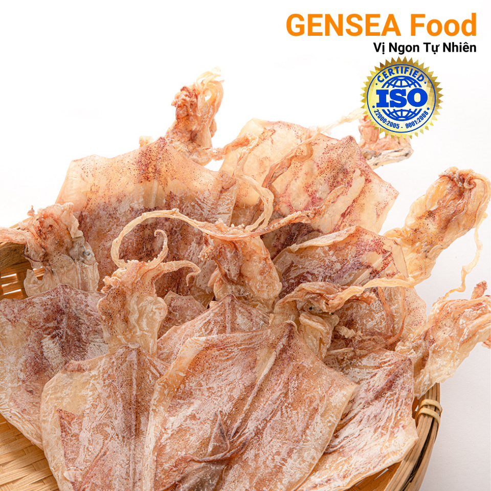Mực Khô Phú Quý GENSEA Food G1022 Loại 1 - 300G Không Chất Bảo Quản Ngọt Tự Nhiên