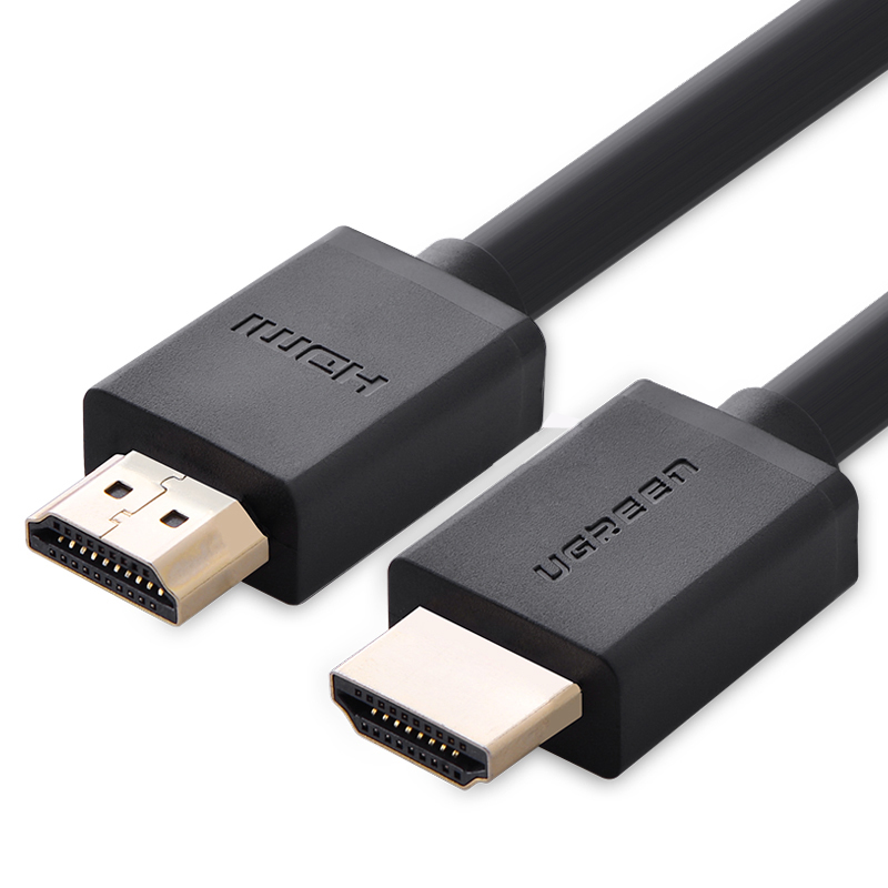 Dây cáp HDMI 1.4 thuần đồng UGREEN HD104 60269 hỗ trợ 3D, 4K - Đen (1.5m)