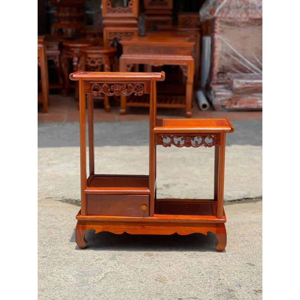 Nhị sơn gỗ hương (cao 70cm, ngang 60cm, sâu 26cm)